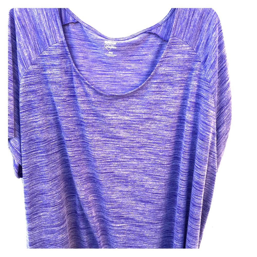 Purple Marled Tee